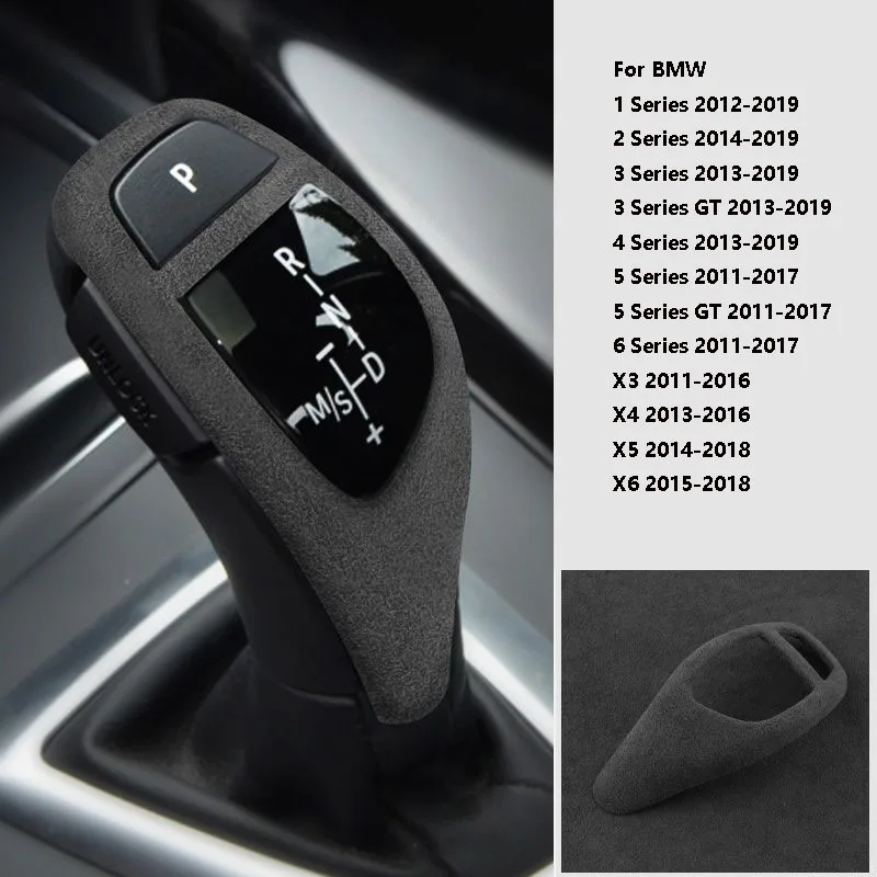 

LHD Suede Leather Car Gear Shift Gear Panel Trim Cover Base For BMW F20 F21 F22 F23 F30 F31 F34 F35 F32 F33 F36 M2 F87