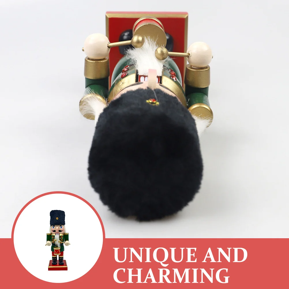 

Wooden Nutcracker King Soldier Christmas Decoration Xmas Tabletop Ornament Festive Decor Wooden Nutcrackers Nutcracker Decor