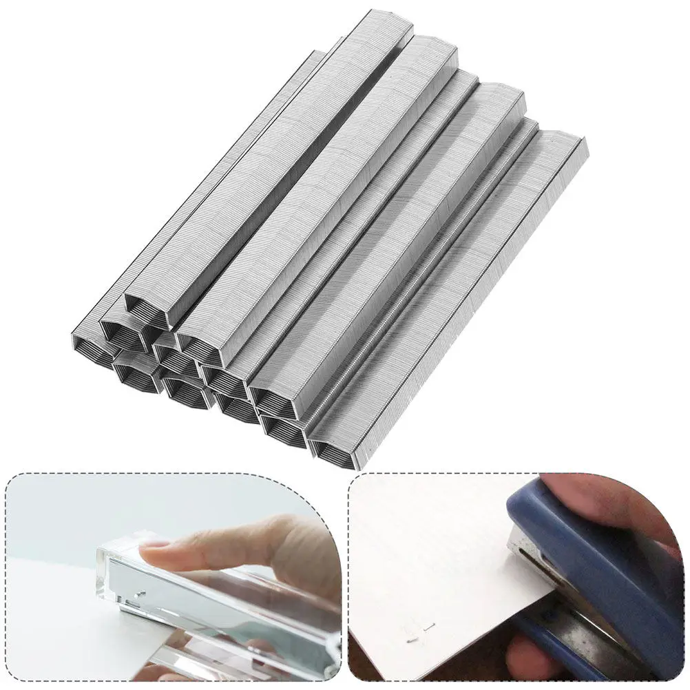 

3 упаковки компактных сменных стержней для степлера, многофункциональные скобы для переплета, многоразовые бумажные скобы для домашнего и офисного использования