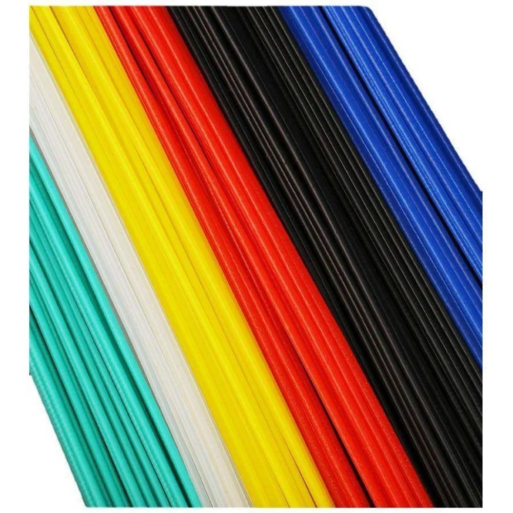 

50pcs PP Polypropylene Welding Rods 2 Strands for bumper headlights motorcycle panels and appliances 20/25/50/100cm