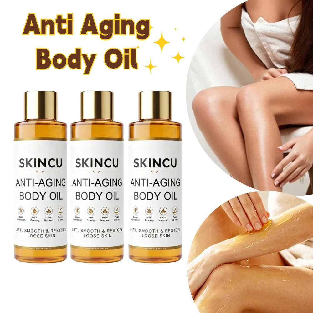 100ml Firming Body Oil Anti Aging Hydrating Collagen Deep Hydrating Skin Quick Absorb Nourishing Skin Moisturizing Glow Body Oil