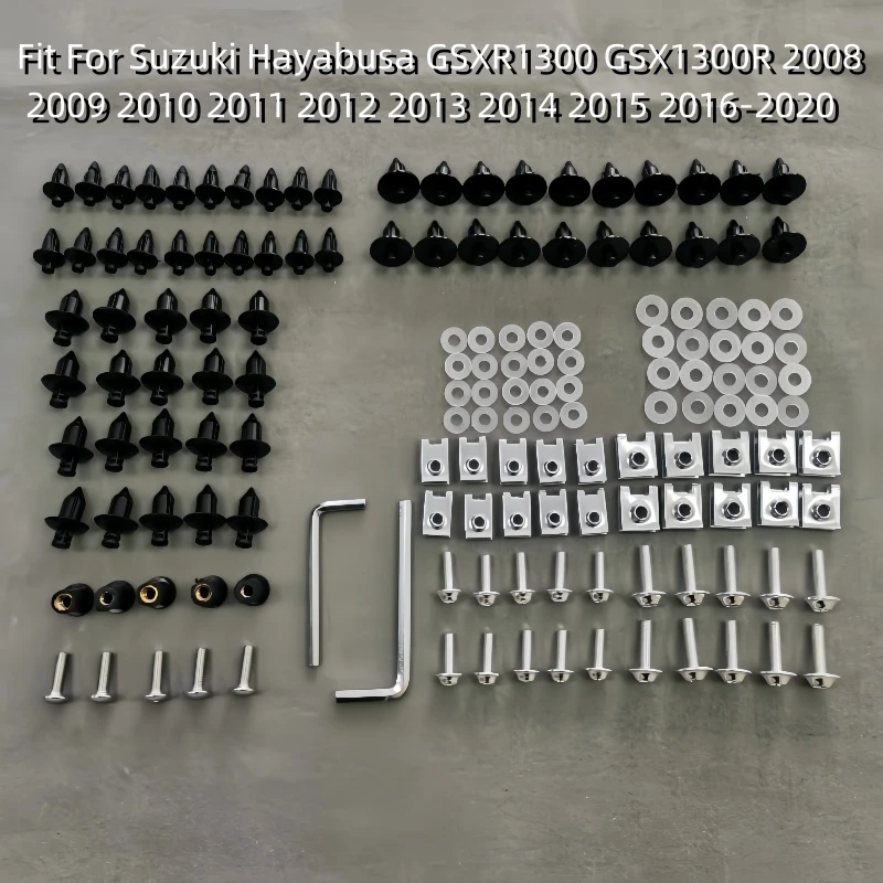 Fairing Bodywork Kit Bolts Screws Fit For Suzuki Hayabusa GSXR1300 GSX1300R 2008 2009 2010 2011 2012 2013 2014 2015 2016-2020