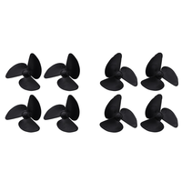 8Pcs 3-Blade Propeller 4 Left & 4 Right for Flytec 2011-5 Fishing Bait Boat Fish Finder RC Boat Spare Parts Accessories