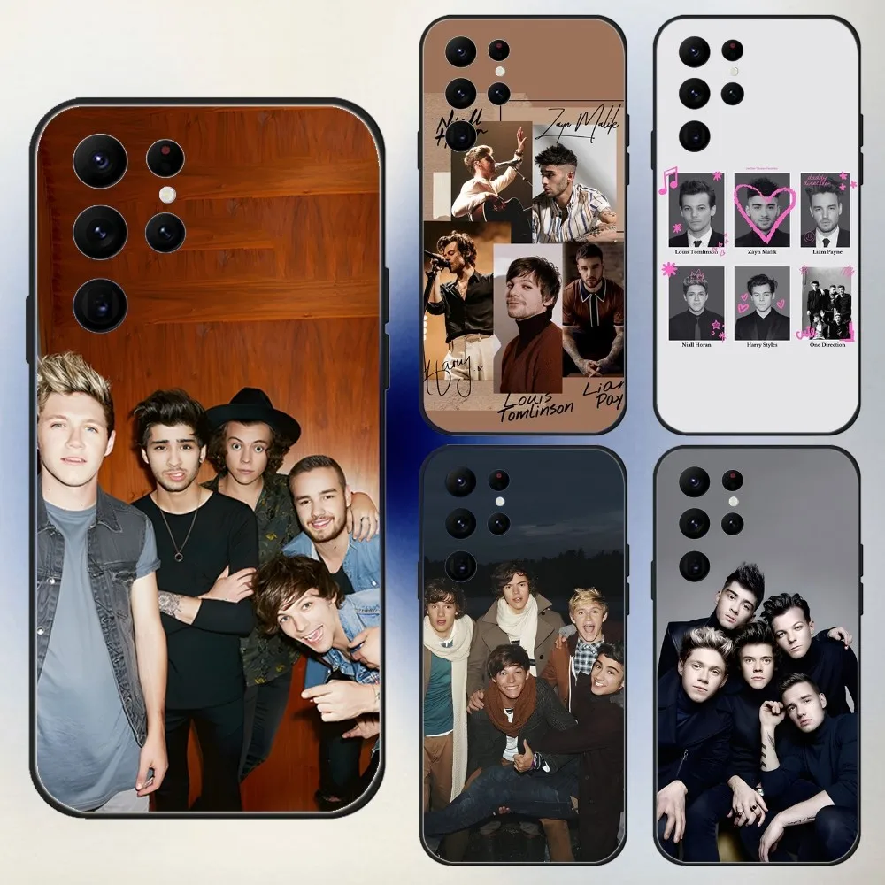 One D-DirectionS 1D  Phone Case For Samsung S24,23,22,30,21,10,9,Ultra,Plus,Lite,FE,5G Black Soft Case