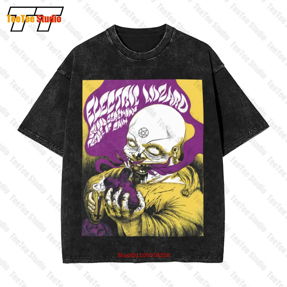 

Electric Wizard Prog Rock Metal Vintage Oversized T-Shirt RY5M