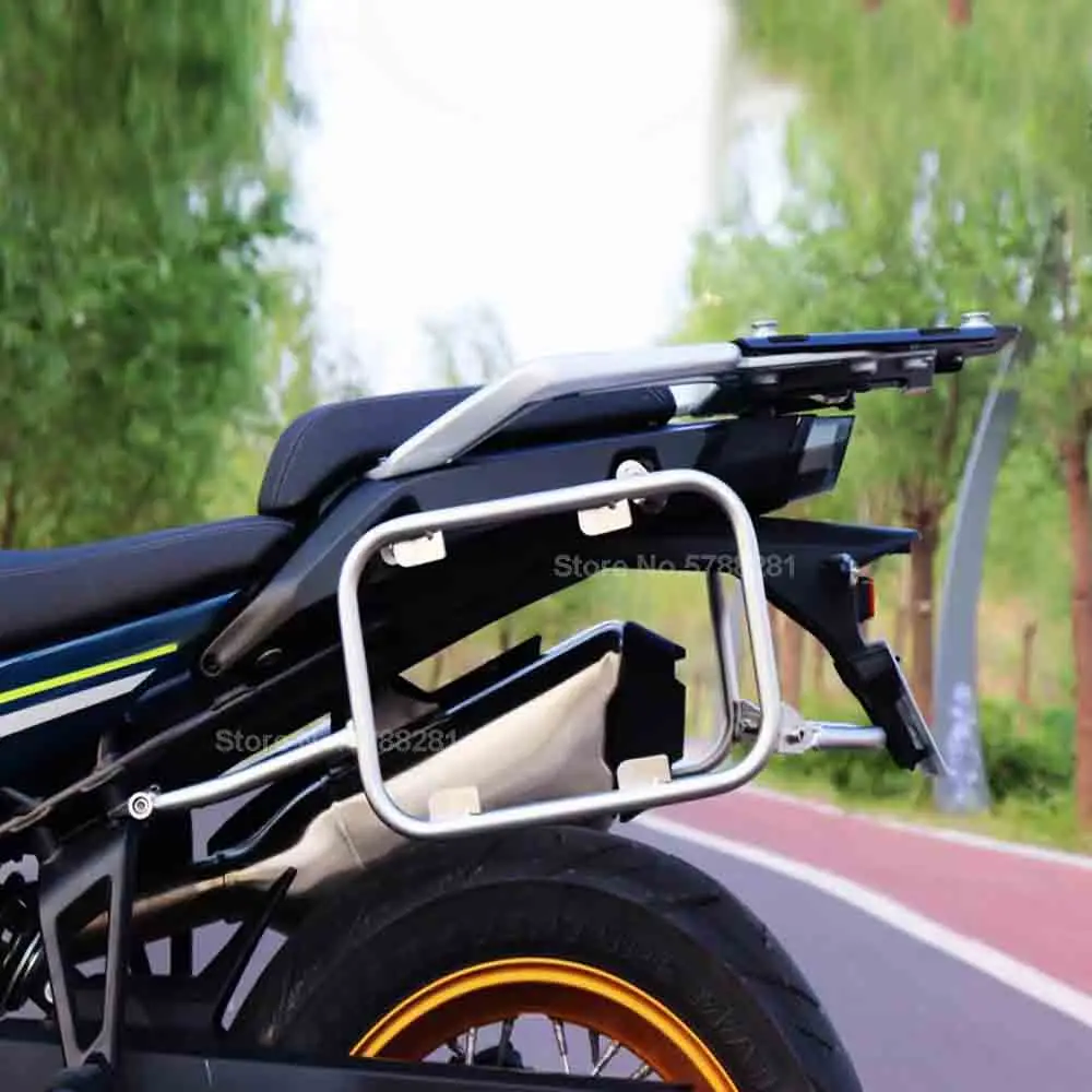 Stainless Steel Luggage Rack For CFMOTO 800 MT Sport 2021 2022 Motorcycle Aluminum Box Top Case Saddlebag Pannier Bracket Holder