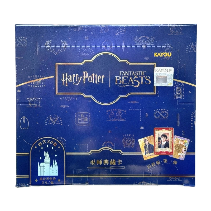 KAYOU Harry Potter Hogwarts Collezione originale autentica Carte per hobby Hermione Albus Ronald Magic Academy Stregoneria Regalo per bambini