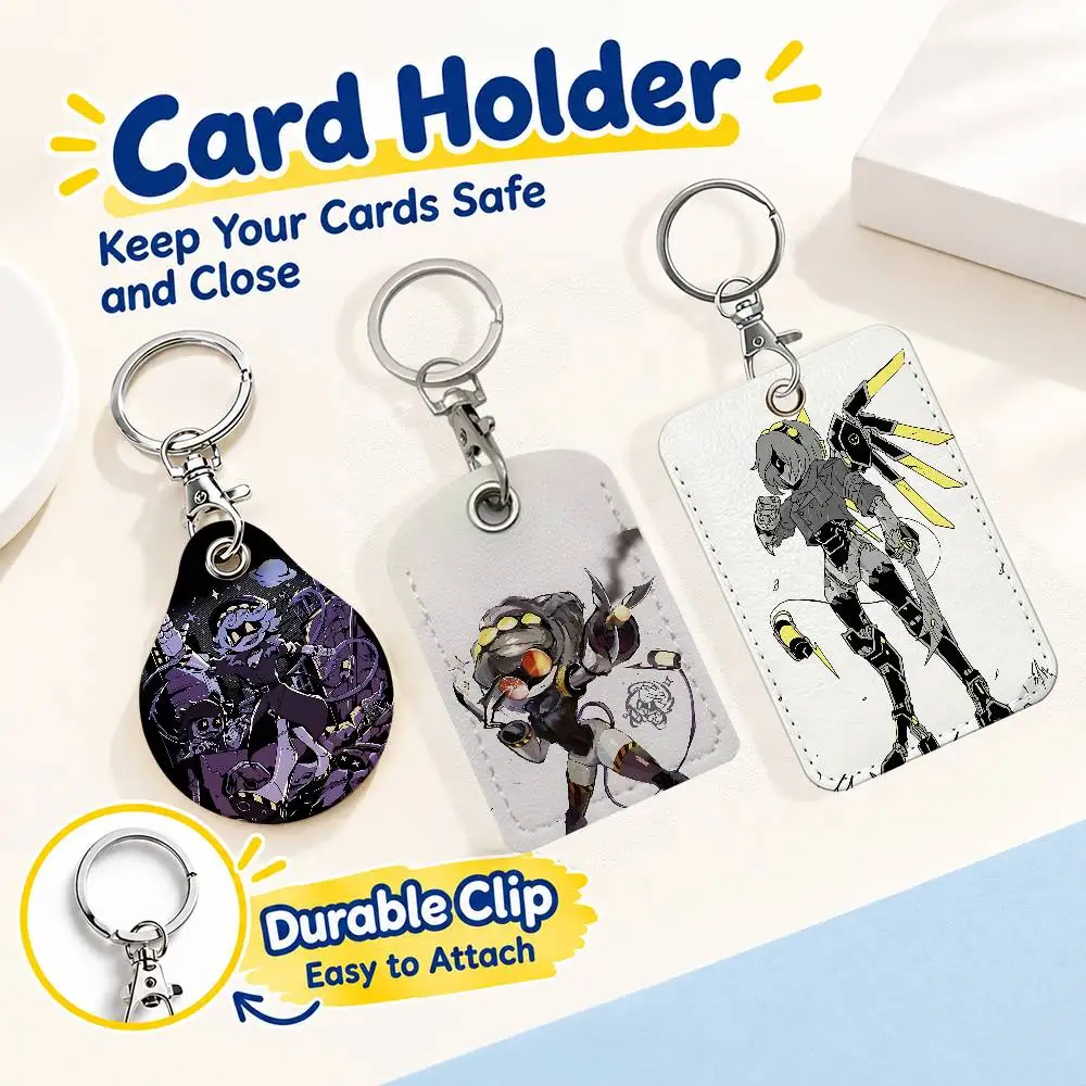 FOR Murder Drones Card Holder Keychain Key Ring Door Lock Access Protective Case For Security Gift