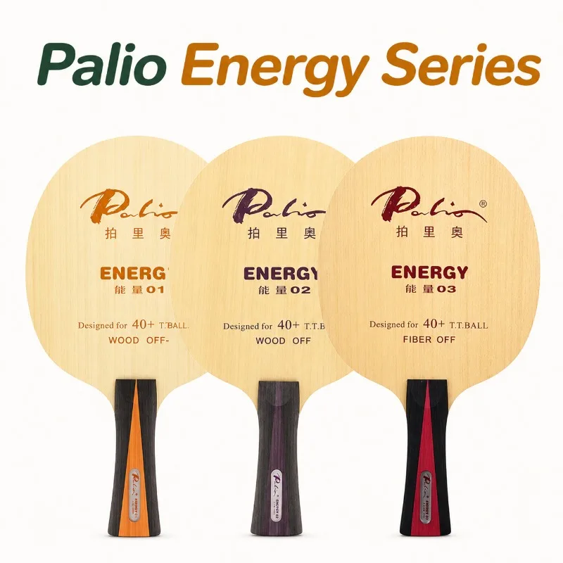Palio New ENERGY 01 02 03 04 05 06 Table Tennis Blade Racket Wood Control Carbon Offensive Ping Pong Bat Paddle