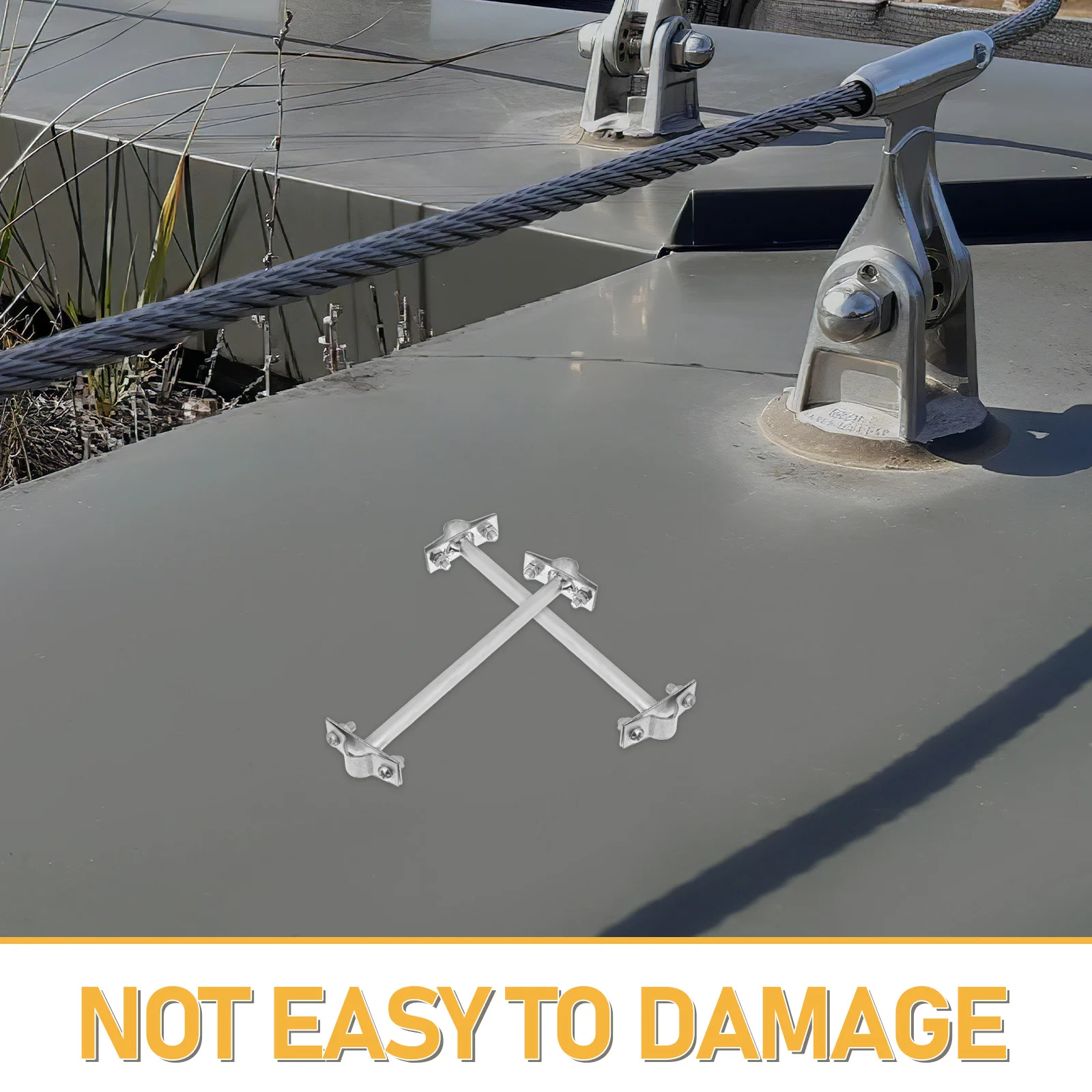 8pcs Bracket High Conductivity Weatherproof Wall Mount Clips For Outdoor Protection Mounting Bracket Electrical