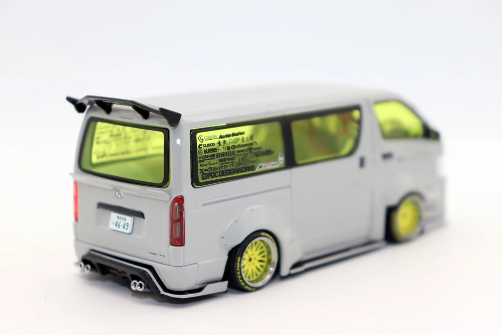 Matel Models Hobby 43 1/43 Scale Hiace Widebody Diecast Alloy Toy Cars For Collection gift