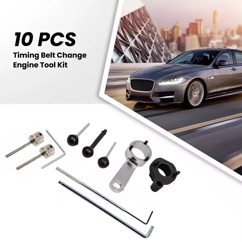 Camshaft Timing Belt Tool Kit Diesel Engine Timing Camshaft Locking Tool Kit Compatible For VAG Audi Skoda 1.6 2.0 TDI CR 2012