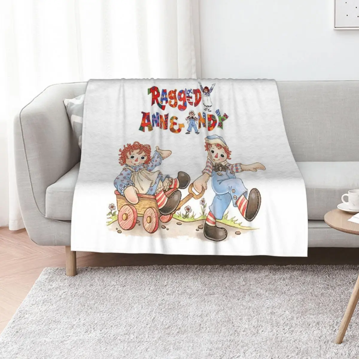 

Raggedy Ann And Raggedy Andy Throw Blanket Baby wednesday valentine gift ideas Decorative Throw Blankets