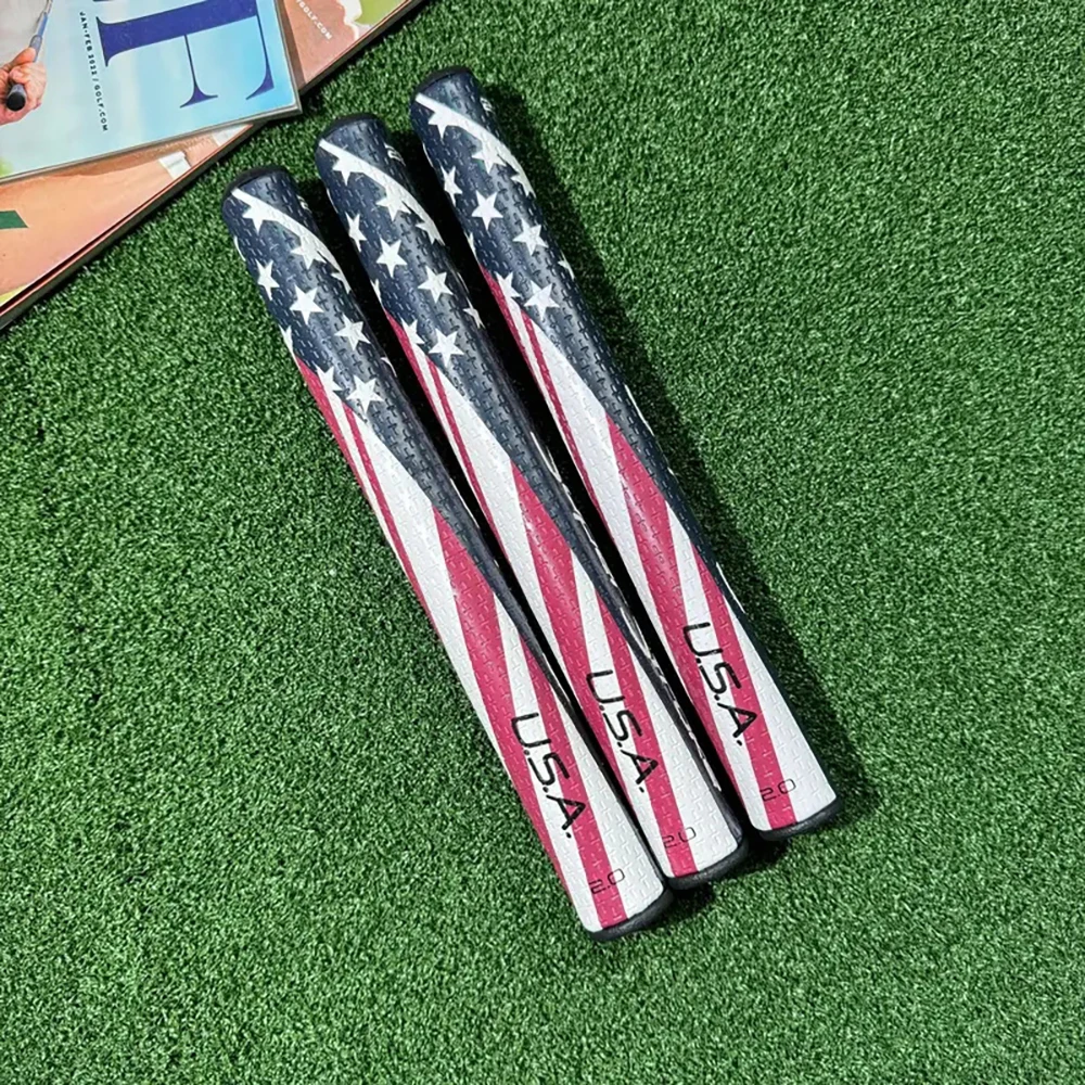 

Golf Putter Grip, Midsize, Lightweight Golf Grips, Anti-Slip Pattern - Choose Between USA Flag Series, Excellent Push for Golfer