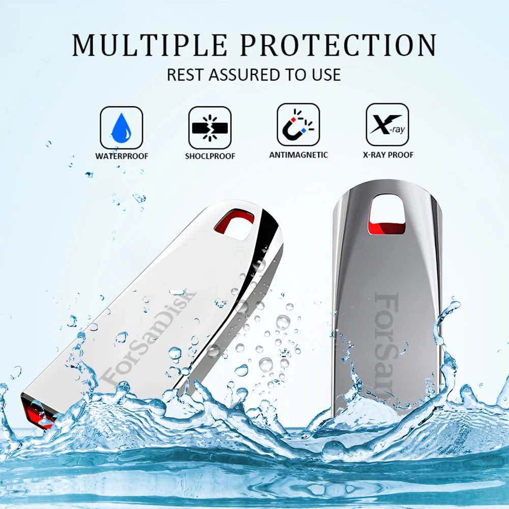 Forsandisk Flash Drivers 256Gb No-Slip High Speed Usb 3.0 Pendrive 1Tb Usb Stick 2Tb Key Usb Memory Stick Adapter Laptop/Telefoon