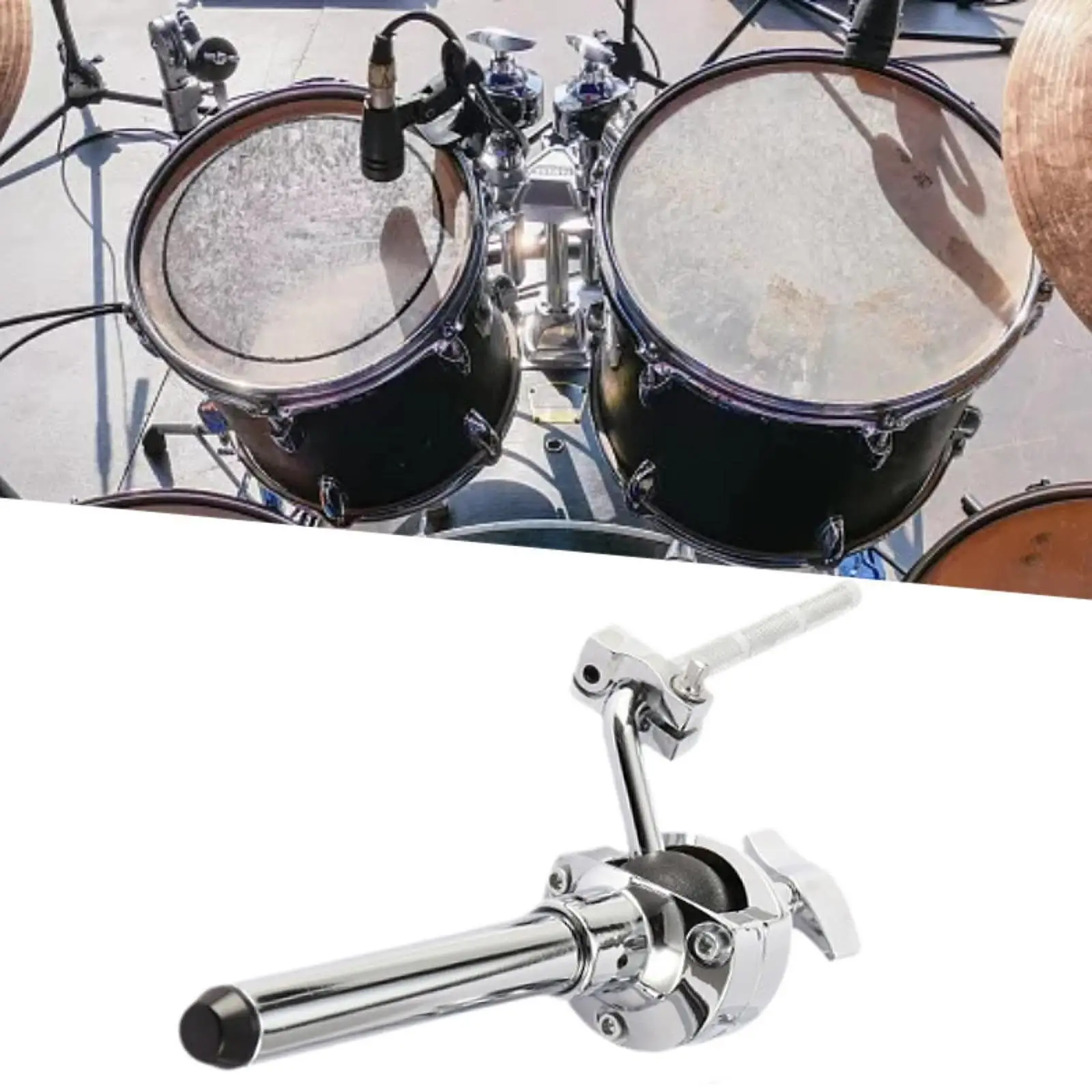 Tom Drum Holder Stand Drum Mount Holder Mount Bracket,Hardware Accessory Percussion Stand for Stage Performance Tom Drum Set