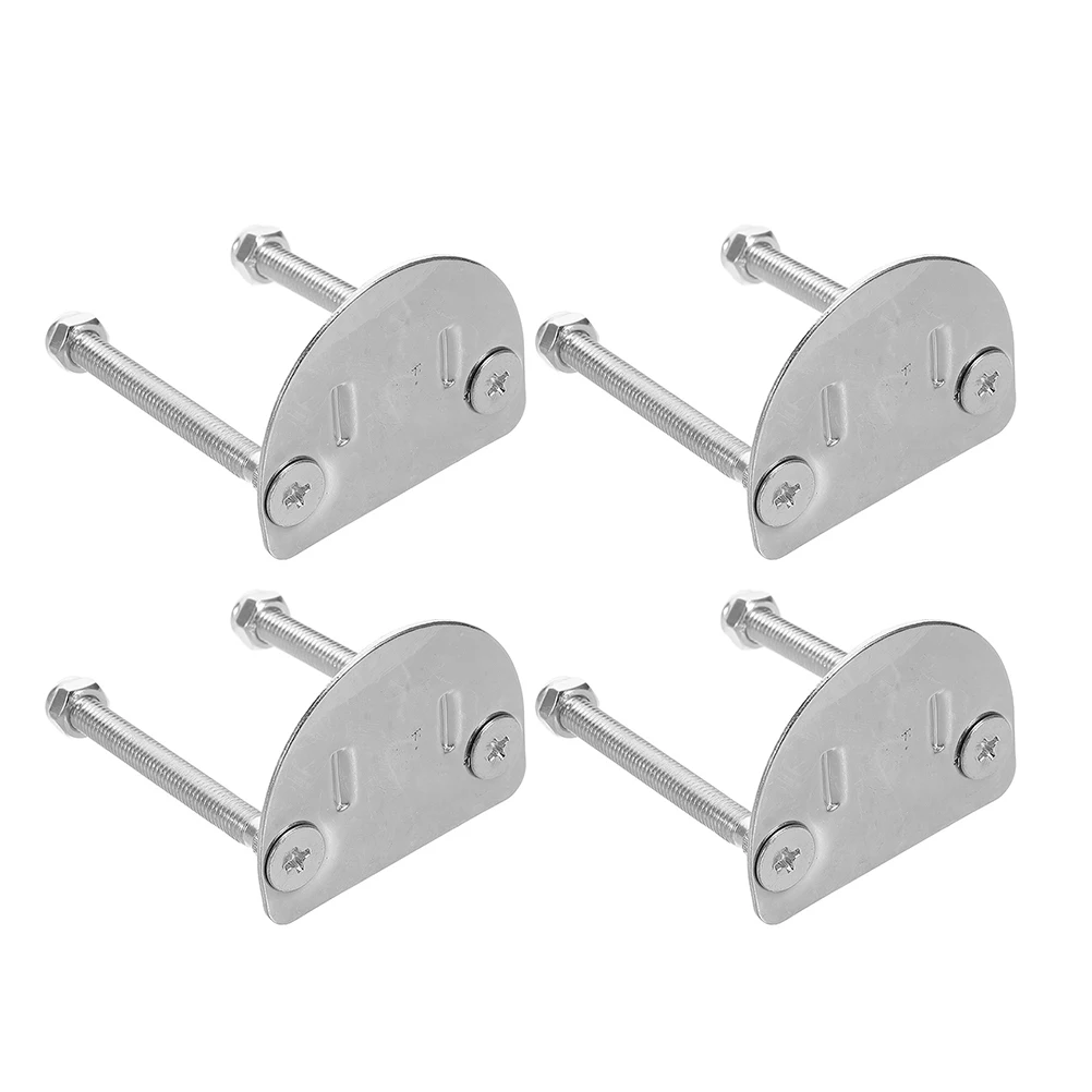 

4pcs Stainless Steel Roller Skate Base Bracket Shock Absorption Hardware Accessories Double Row Skating Indoor Outdoor Use