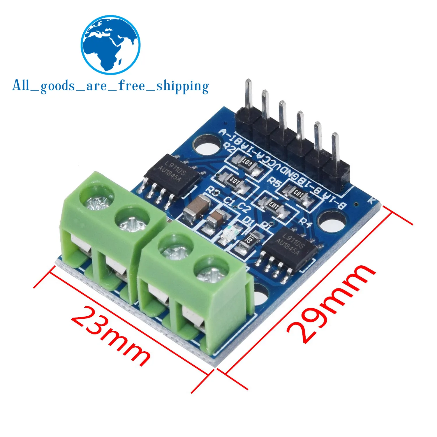 TZT L9110S DC Stepper Motor-Driver Board H-bridge Stepper Motor Dual DC motor module for Driver Controller Board  L9110S module