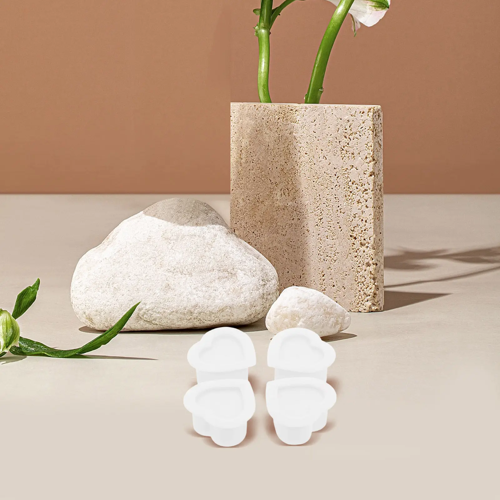 

100Pcs Silicone Tattoo Ink Cups Heart Stable Base Soft Flexible Pigment Cups Ink Holders Tattoo Accessories Tattooing Supplies