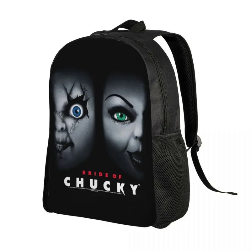 

3D Print Bride Of Chucky Movie Backpack Child's Play School College Travel Bags Men Women Bookbag Fits 15 Inch Laptop