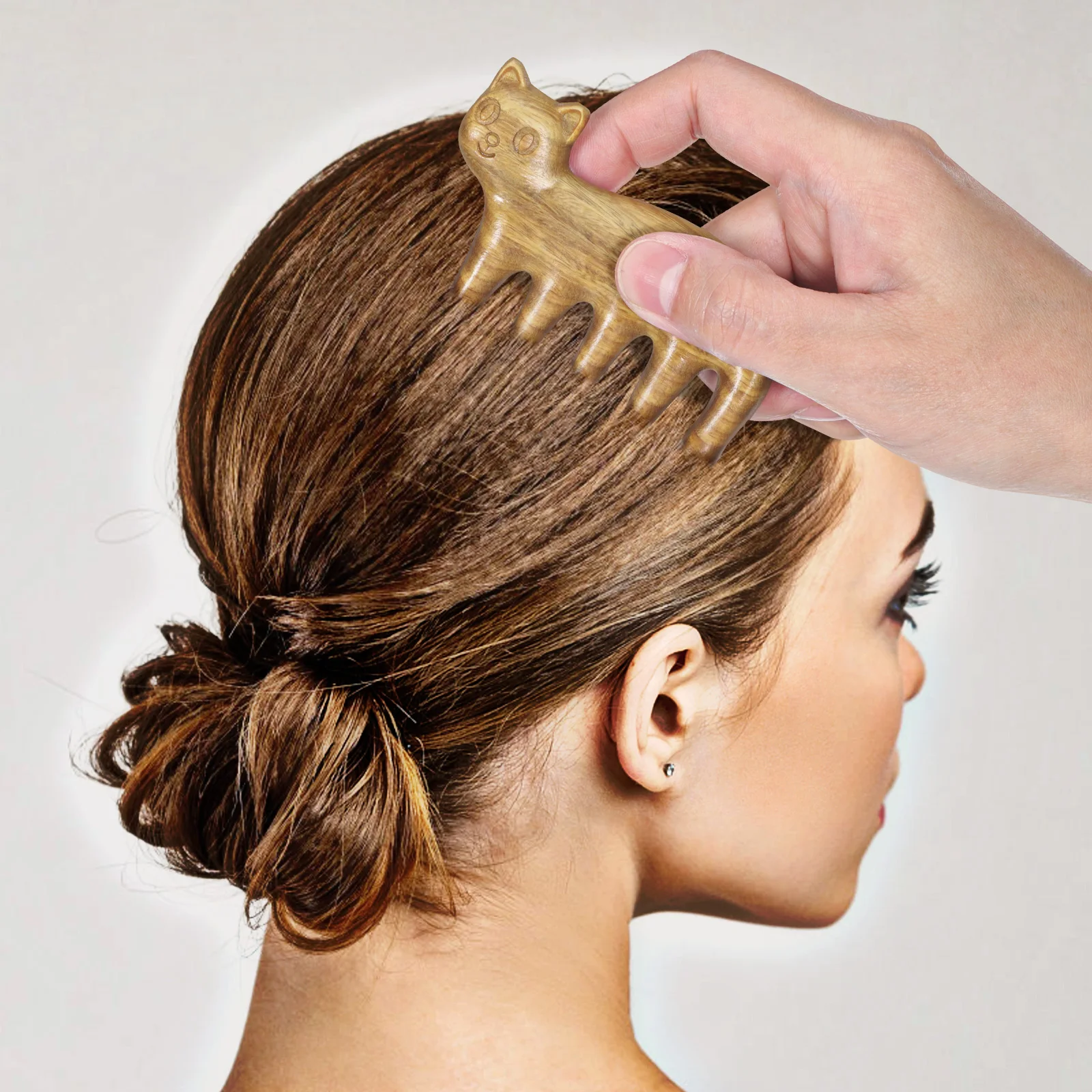 

Массажная расческа в форме кошки, расческа для кожи головы с широкими зубьями, ручной массажер для головы, массажный инструмент для ухода за кожей головы, милый инструмент для соскабливания