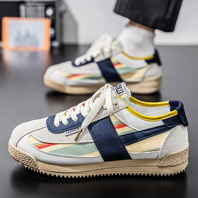 

2025 New Men's Board Shoes,sneakers,skate shoes,Casual Shoes Casual Comfortable Durable Boost Non-Slip Anti-Odor Classic Style