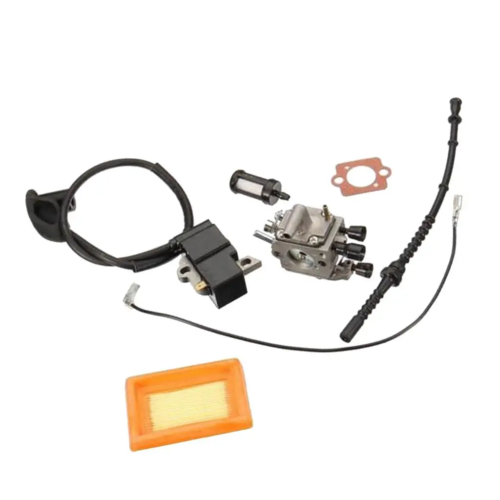 

Комплект карбюратора, сменный воздушный фильтр топливной линии из сплава, комплект карбюратора для кустореза FS120 FS200 FS250