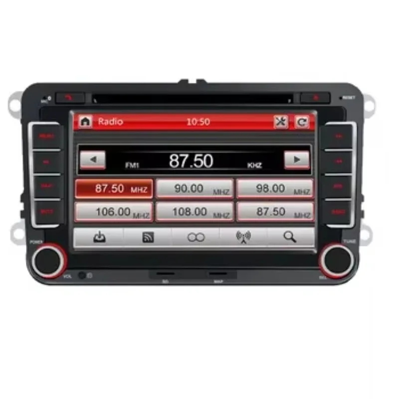 New 2022 Universal 7 Inch 1Din Car DVD Android Car Stereo Touch Screen Car Audio Player CD