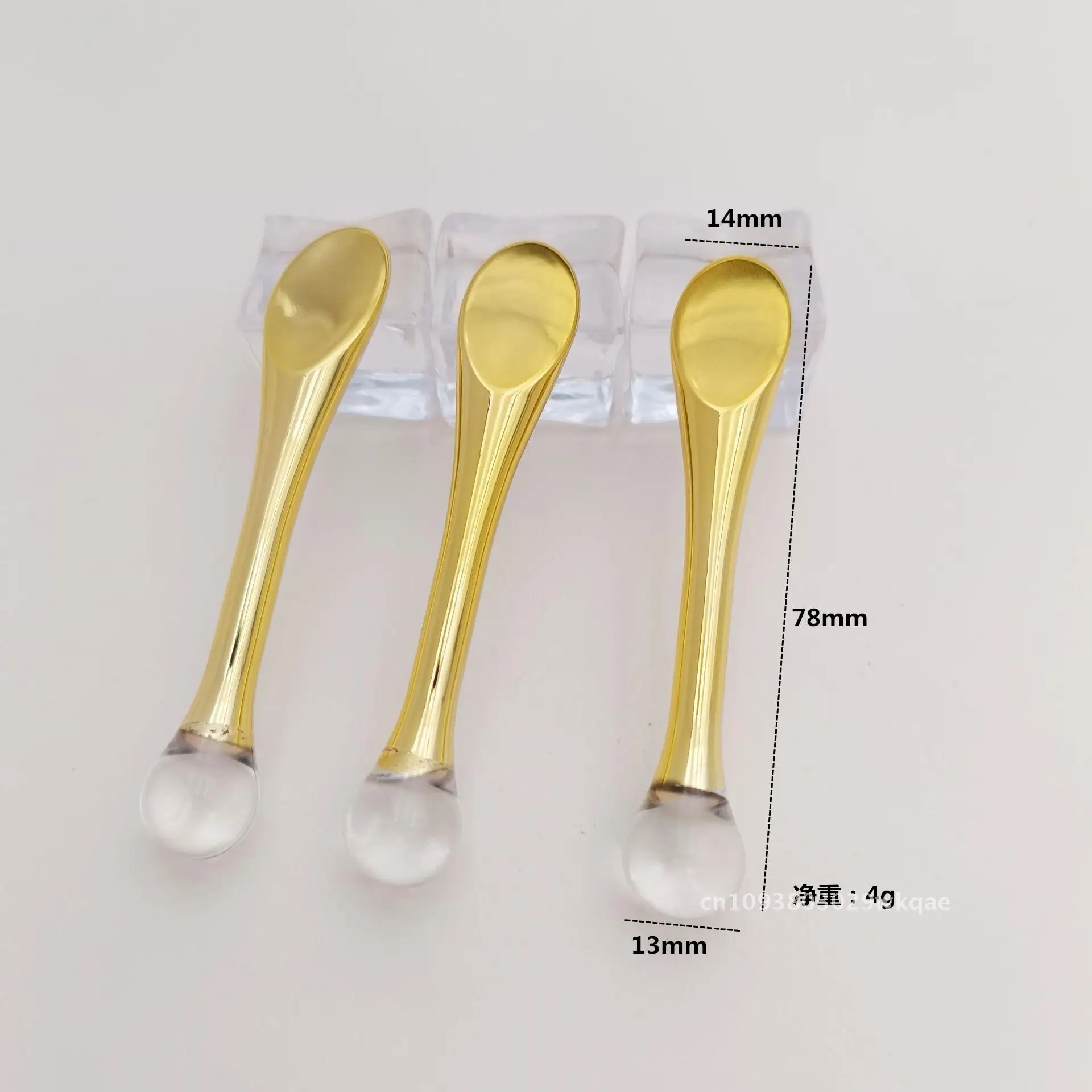 10pcs Mini Eye Cream Massage Stick Silicone Plastic Multi-Functional Beauty Device Non-Electric Eye Care Spoon