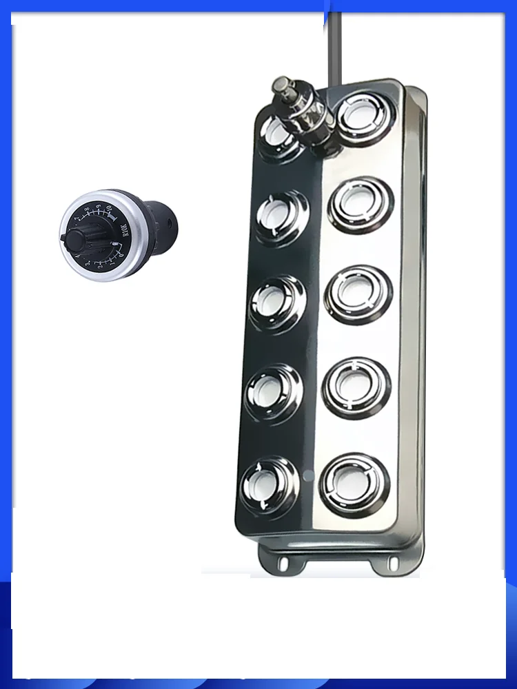 Pelembab udara 10 kepala, Regulator Volume kabut dengan catu daya 110V 220V, Generator kabut pembuat kabut udara ultrasonik