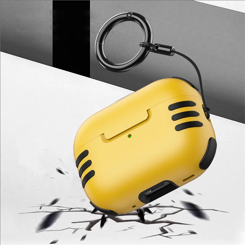 AirPods 4 Case With cleaning pen for AirPods Pro 2 3 Generation Case Full Protective Air Pod 2nd 1st Protect cover with Keychain