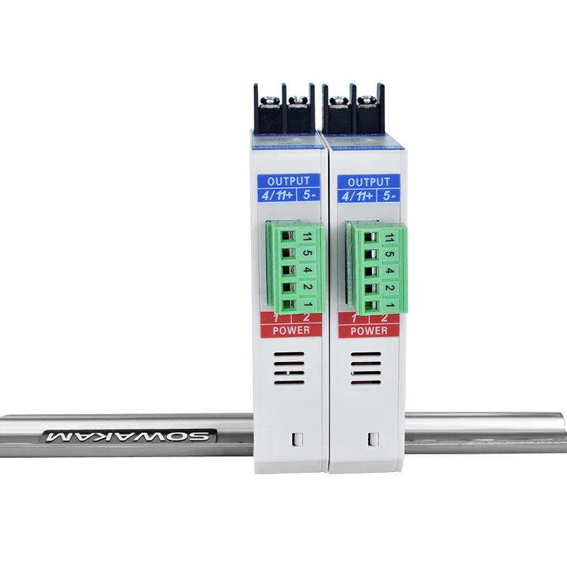 AC Dc Huidige Zendersensor Ac 0-5a Ingang 4-20ma 0-10V Uitgang Dc 24V 220V Voedingsspanning Transducer