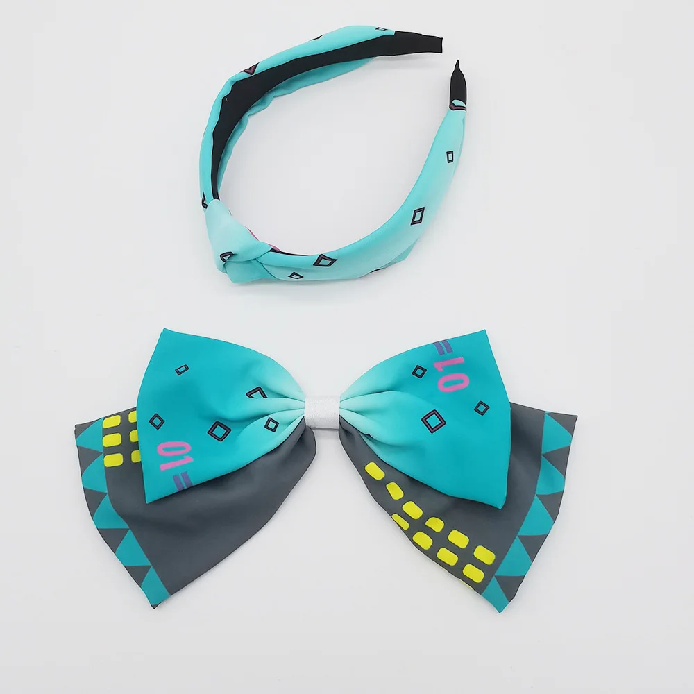 Hatsune Miku Around The Hair Band Headdress Cos Cartoon Hair Accessories Clip Girl