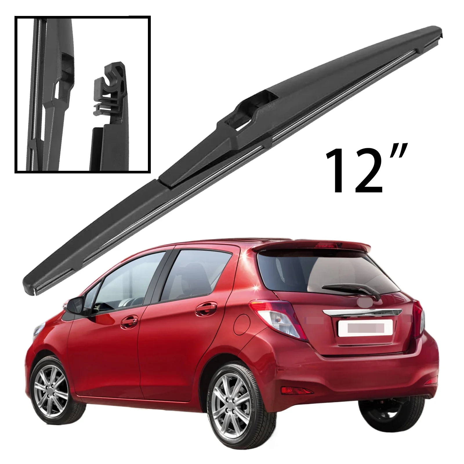 

12" Rear Windshield Windscreen Washer Wiper Blade For Toyota Yaris MK3 Hatchback 2011-2019 Car Accessories Accsesories