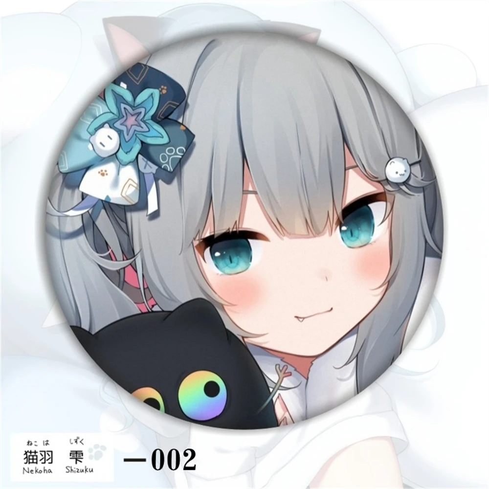 58mm 애니메이션 내 여동생은 이렇게 귀여울 수 없어요! Nekoha Shizuku 코스프레 의상 배지 핀 SPTE Tinplate 브로치 ﻿   프롭 길프