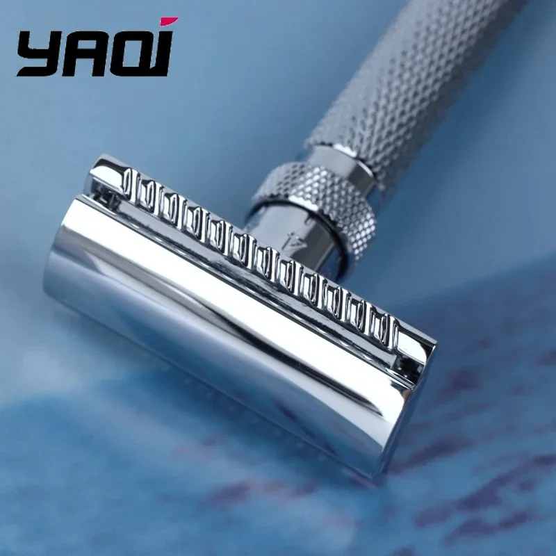 2026 Yaqi Men's Adjustable Safety Razor Final Cut Chrome Classic Wet Shaving Razor for Smooth Shave Limited-time sale view 5