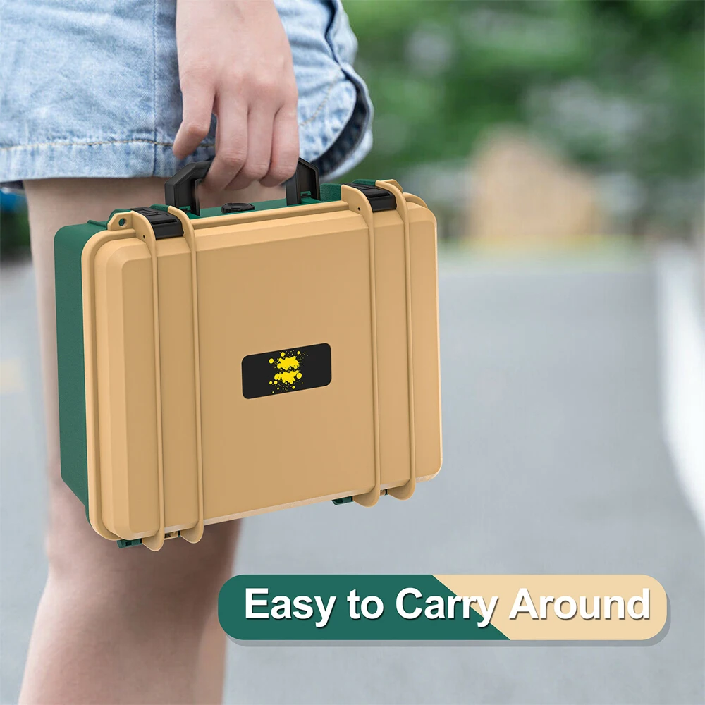 Caja de almacenamiento de Gamepad impermeable de doble Color, estuche de transporte portátil para viaje al aire libre para Switch Lite/ OLED