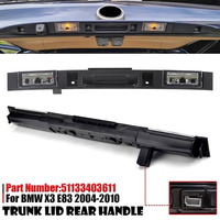 Trunk Lid Grip Rear Trunk Handle With Key Button Light Tailgate Switch Assembly For BMW E83 X3 2004-2010 51133403611