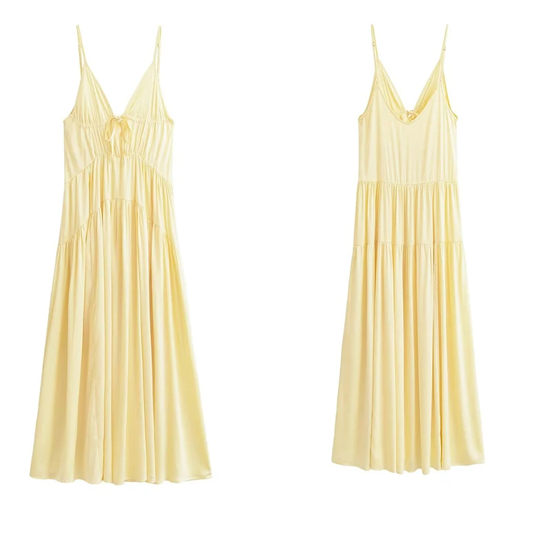 

Summer Women's Vacation Long Dresses Elegant Party Camisole Dress 2026 Fashionable Banquet Evening Dress