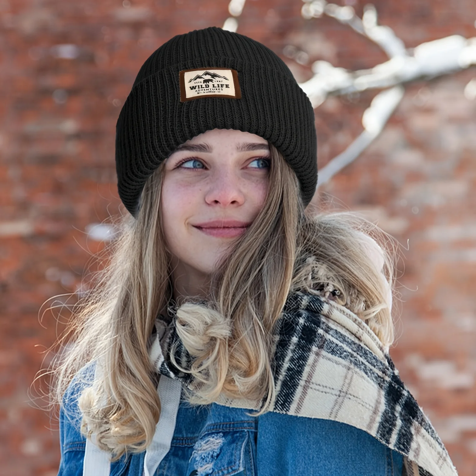 1/2 stücke Winter Herbst Gestrickte Beanie Hut Weiche Elastische Warme Radfahren Schädel Kappe Winddicht Männer Frauen Wandern Camping Headcover – Detail 6