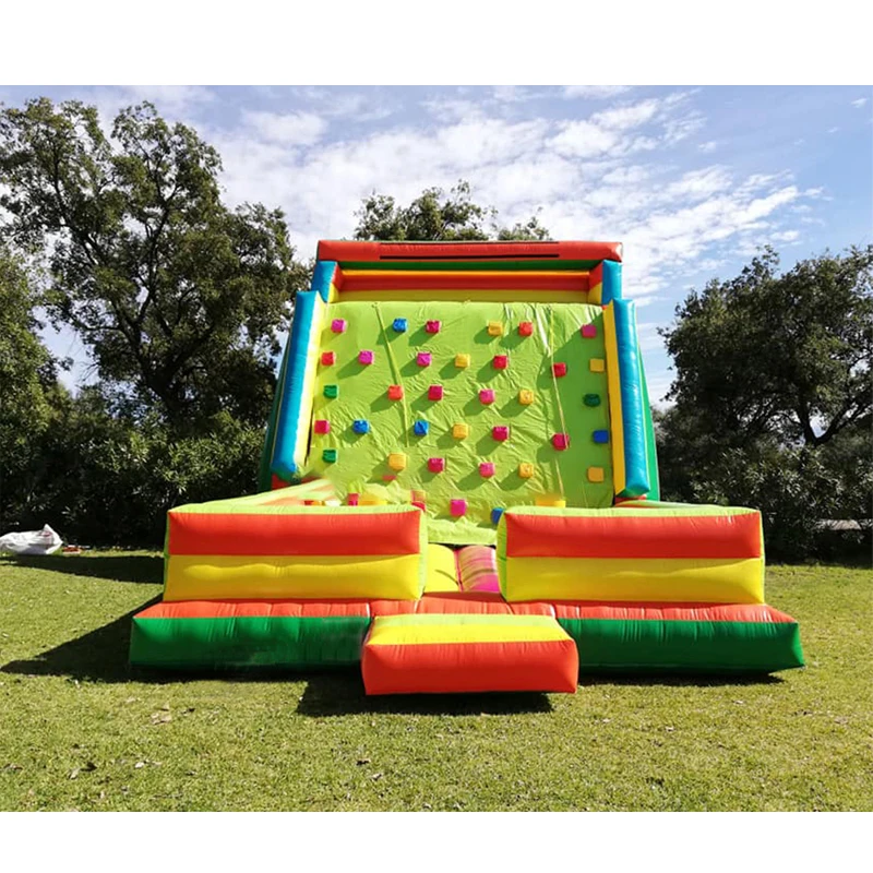 

PVC Material Huge Inflatable Climbing Wall Combo For Kids Outdoor Sports Game