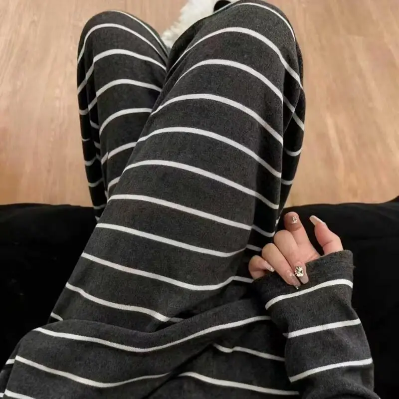 منامة جديدة الكورية نمط الفتيات الطلاب لينة الخريف والشتاء بنطلون بأكمام طويلة ملابس المنزل أسلوب بسيط بدلة دافئة غير رسمية #5