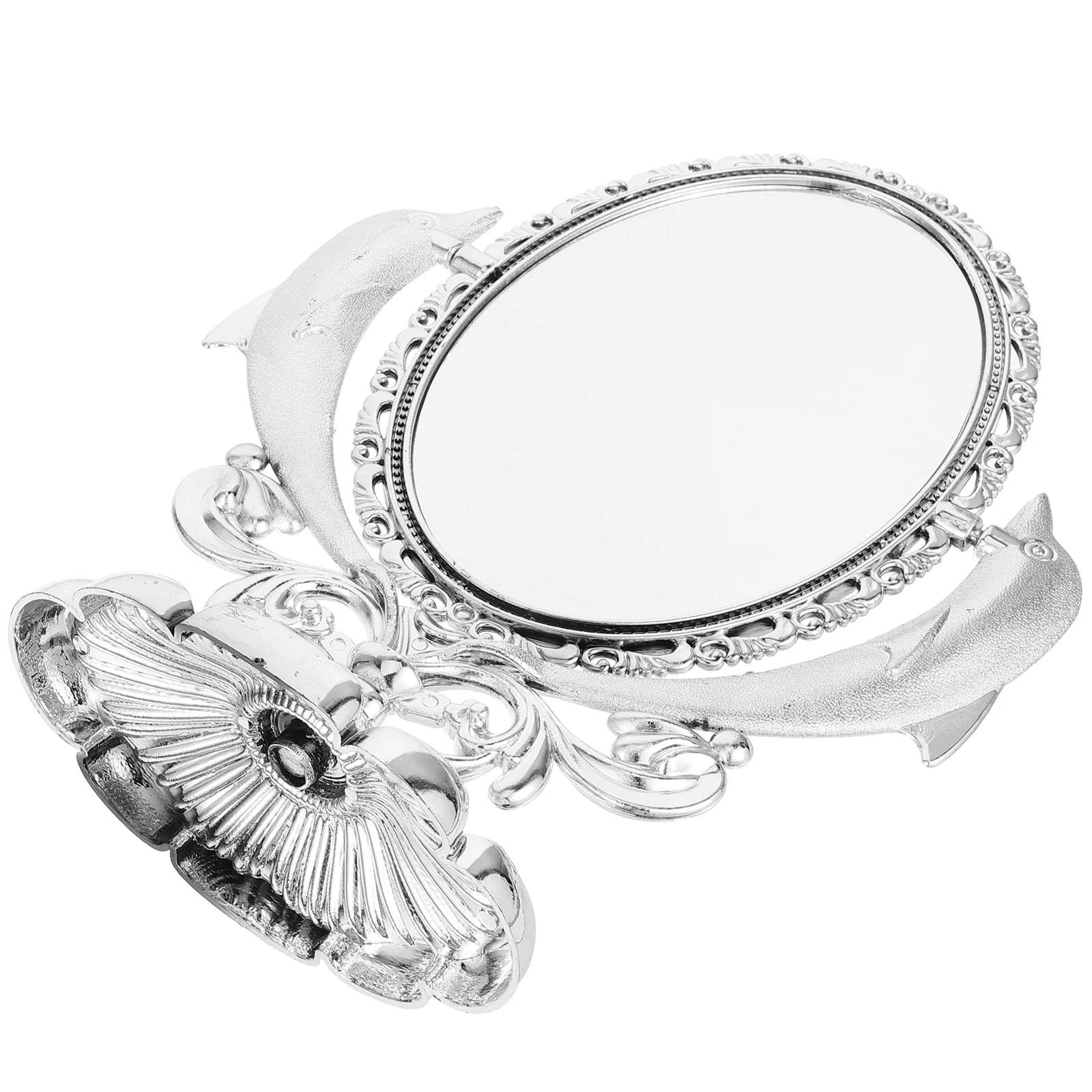 

Desktop Makeup Mirror Double Sided Rotating Design for Dresser Tabletop Decorative Mirror for Makeup Application
