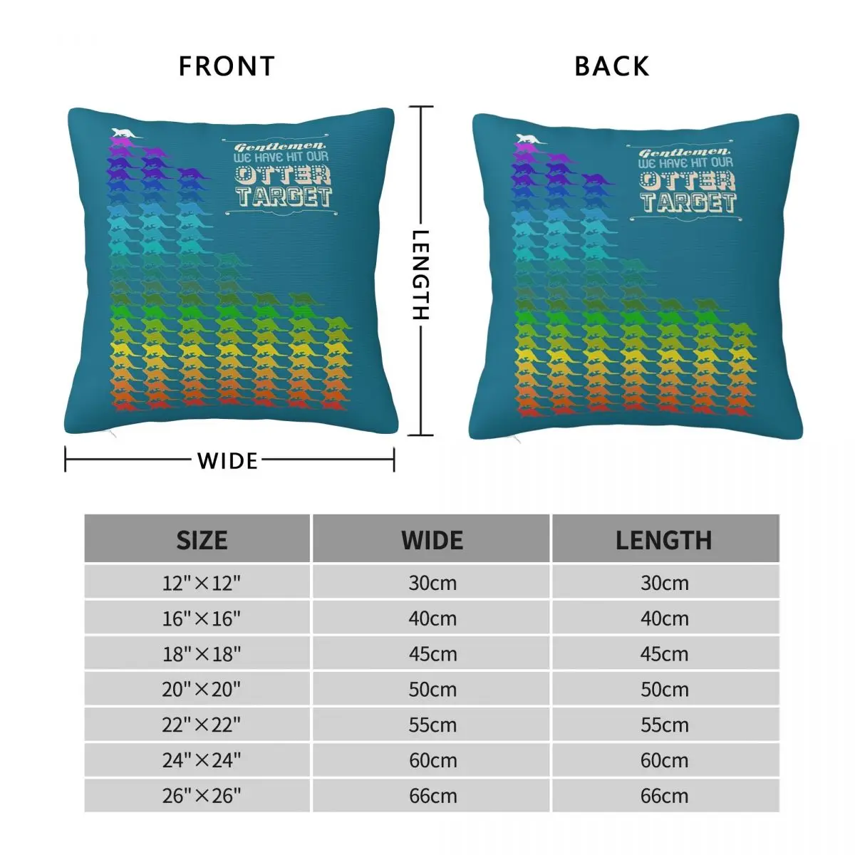 Cabin Pressure Ottery St. Mary Square Pillowcase Polyester Linen Velvet Printed Zip Decor Car Cushion Case