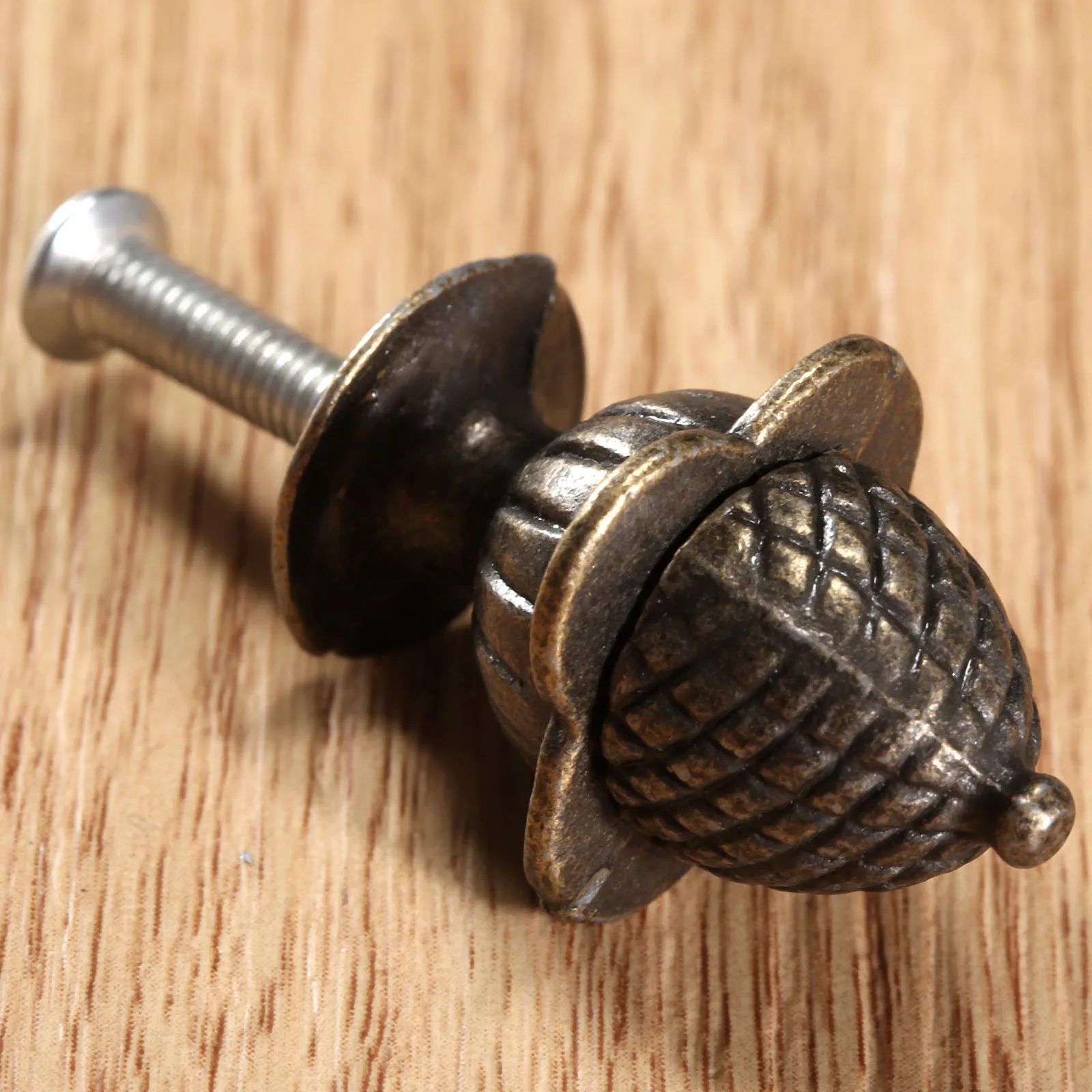 5pcs Metal Handle Pull Knob 30*23mm Antique Bronze Single Hole screw Drawer Cabinet Dresser Cupboard Wardrobe Furniture Hardware