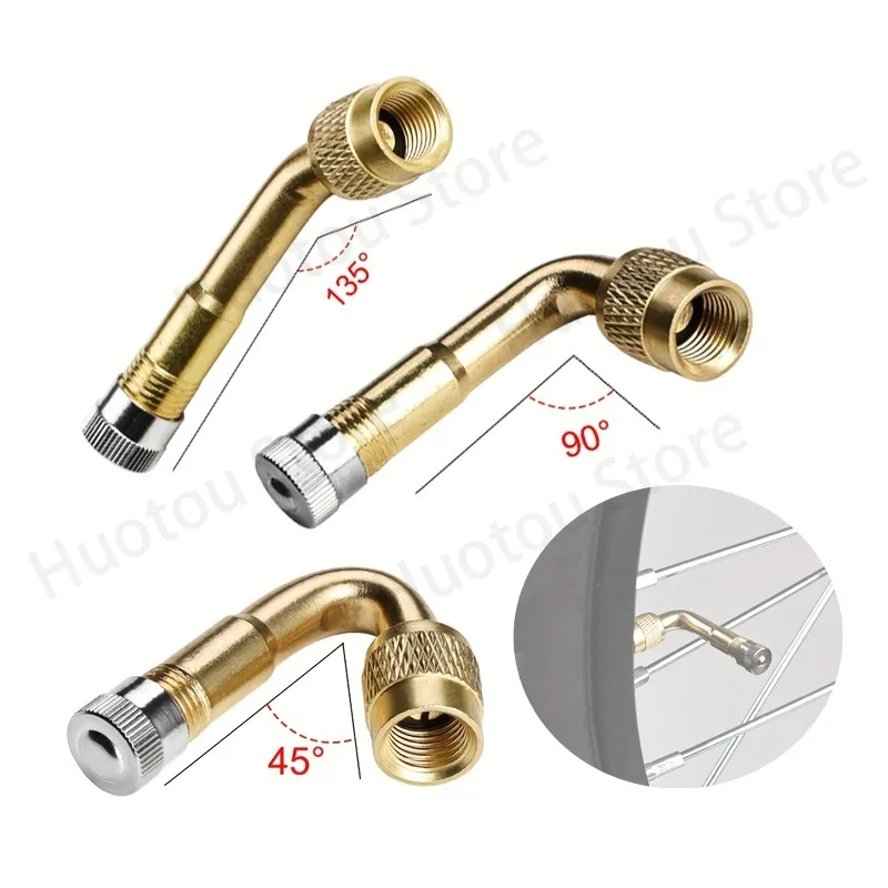 Universal Motorcycle Elbow Inflatable Mouth Extension Tire Valve Long Tube Valve Inflatable Rod Elbow Extension Mouth