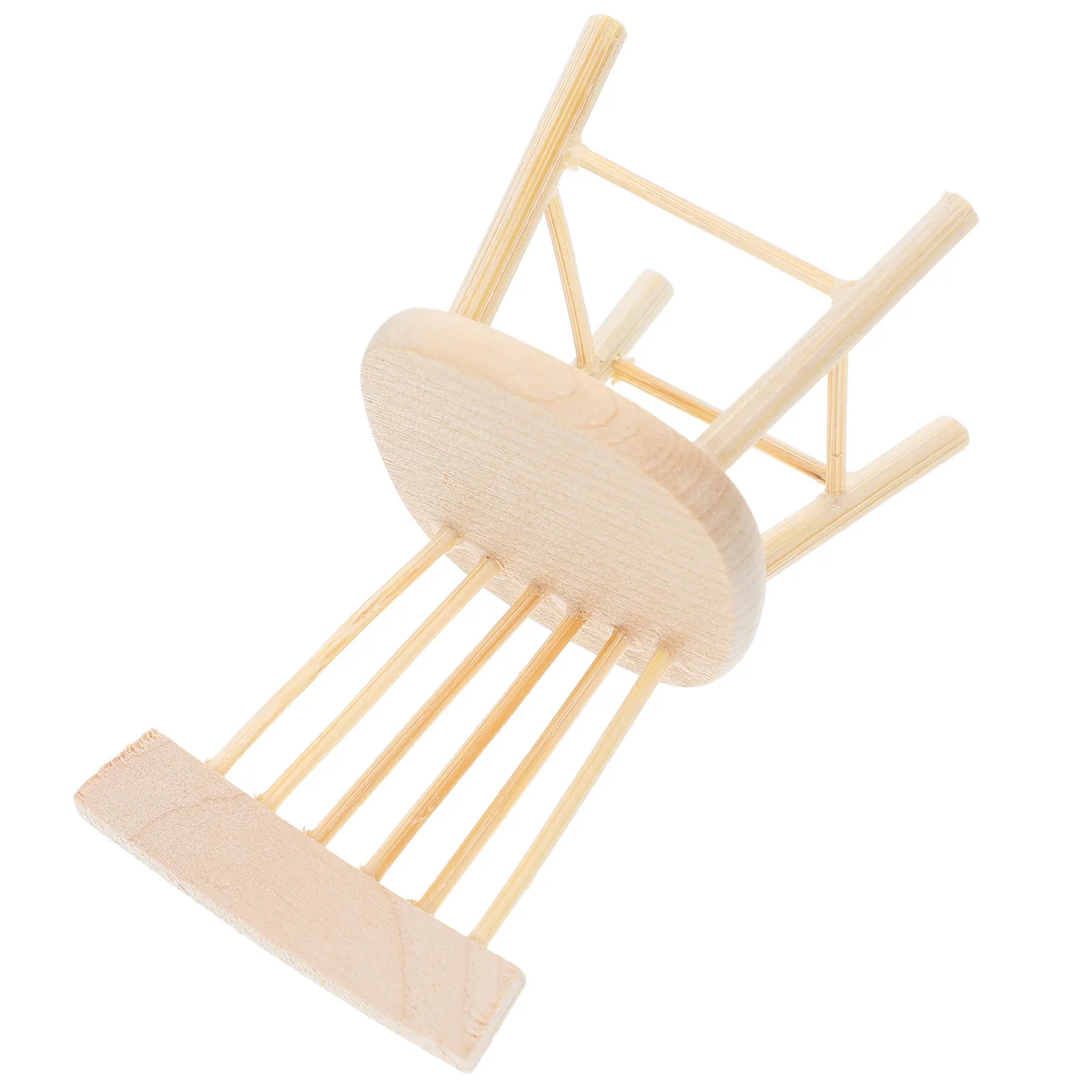 

Деревянные миниатюрные стулья для кукольного домика, мебель в масштабе 1:12, миниатюрные обеденные стулья, искусственные, ручной работы, украшение для микросада