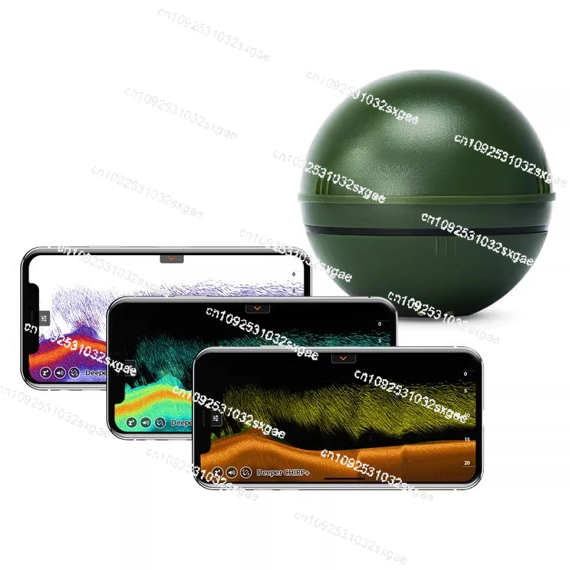 European deeper CHIRP high definition visual sonar Chinese rock raft ice fishing mobile phone