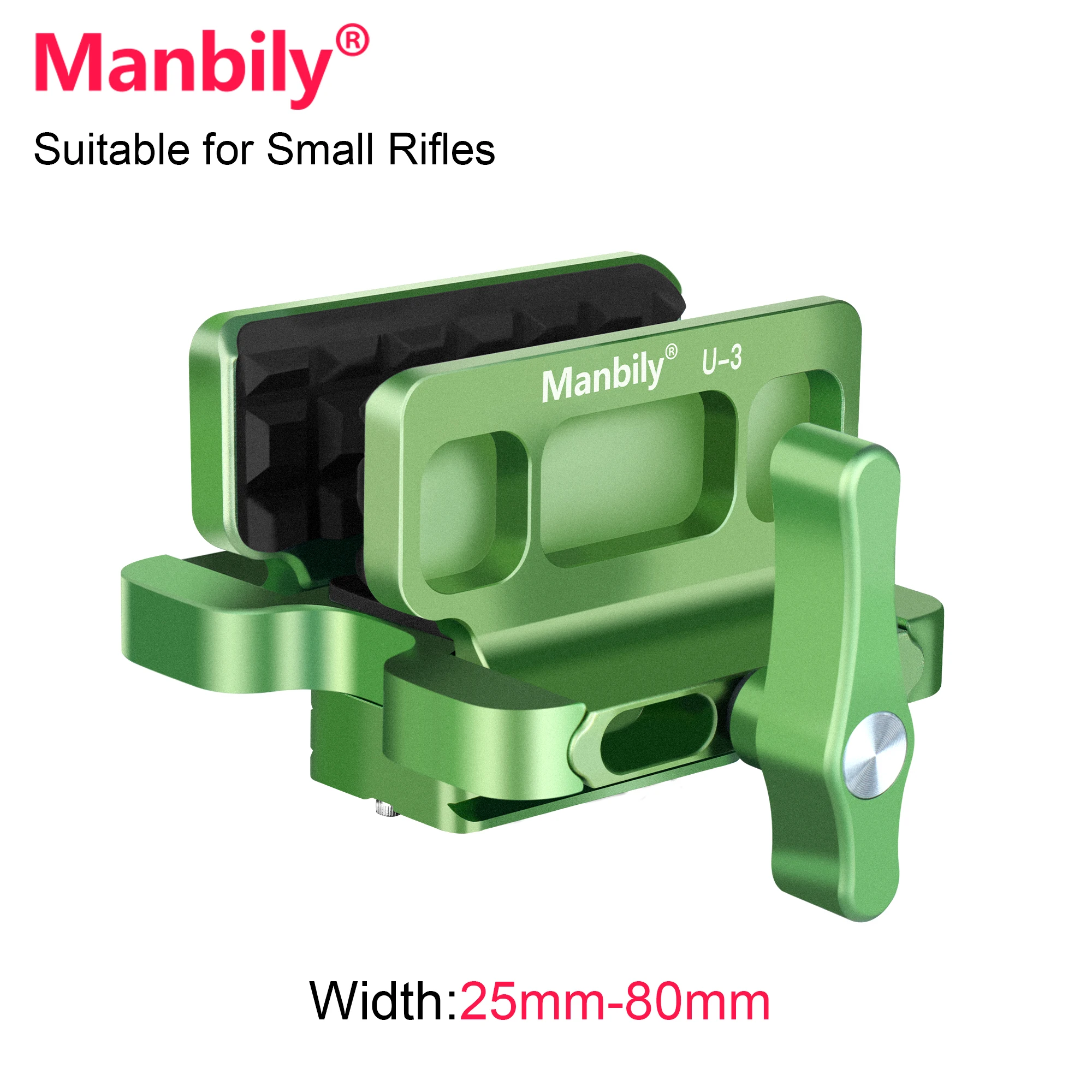 

Manbily Tripod Clamp Adapter For hunting Aluminium Shooting Stick Rest Tripods Saddle Mount with Arca Swiss