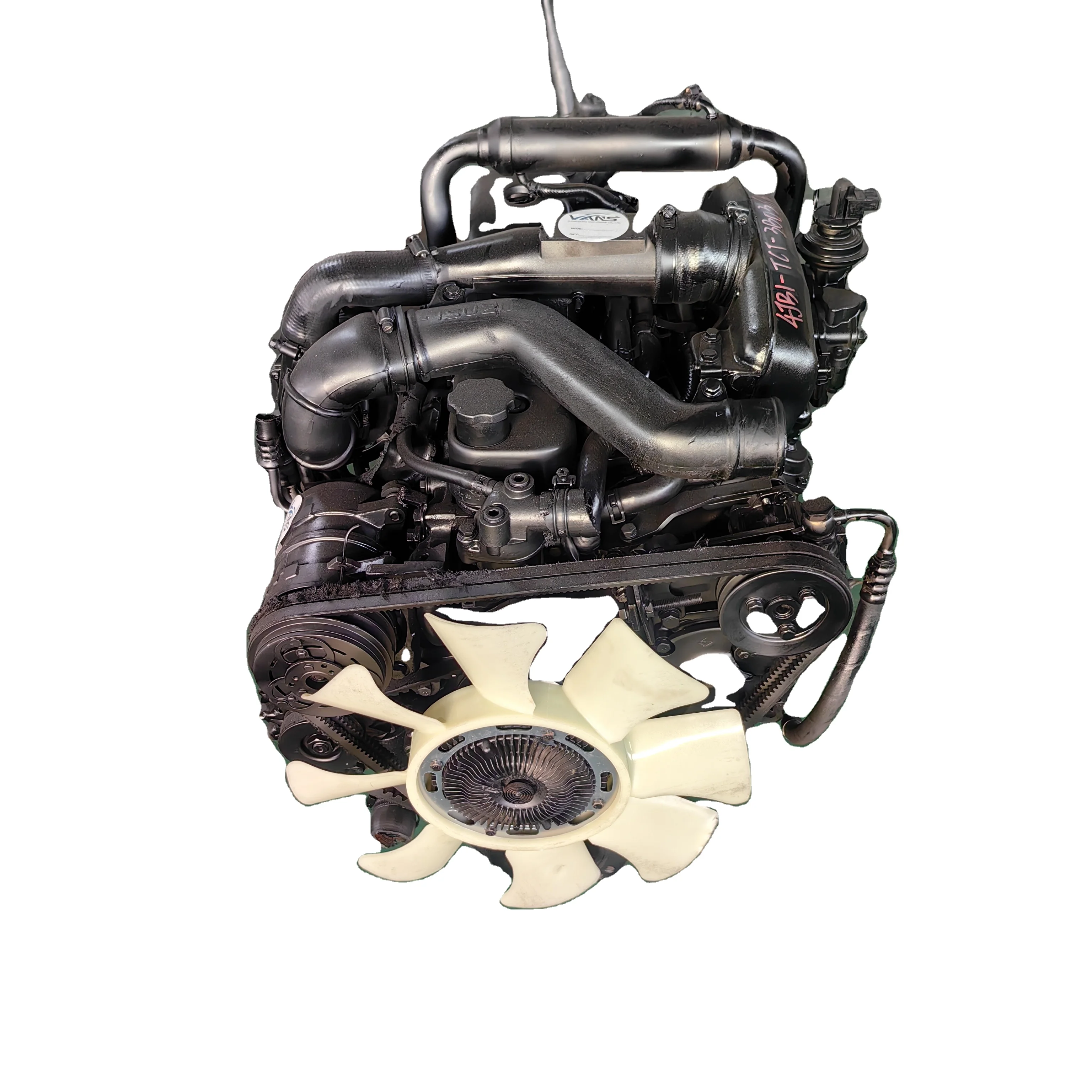 Car Parts Engine Japanese 4-Cylinder 4JB1 4JB1T Pickup Truck Engine Assembly
